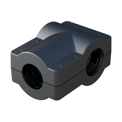 Verbinder, der für das schnelle und bequeme Anbringen von runden Profilen geeignet ist, wodurch die Kosten für das Schweißen entfallen. Im Verbinder-Set sind  Schrauben und Stecker enthalten,  durch die die Schraubenköpfe verdeckt werden können. Die glatte Oberfläche verhindert so die Ansammlung von Schmutz und Feuchtigkeit und sorgt ür eine bessere Ästhetik. Auf Anfrage ist es möglich kundenspezifische Verbinder herzustellen und diese mit Slogan, Logo und Farben Ihrer Firma auszustatten (Mindestmenge 250 Einheiten).