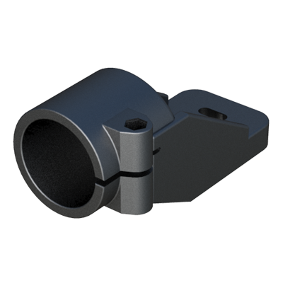 Verbinder, der für das schnelle und bequeme Anbringen von runden Profilen geeignet ist, wodurch die Kosten für das Schweißen entfallen. Im Verbinder-Set sind  Schrauben und Stecker enthalten,  durch die die Schraubenköpfe verdeckt werden können. Die glatte Oberfläche verhindert so die Ansammlung von Schmutz und Feuchtigkeit und sorgt ür eine bessere Ästhetik. Auf Anfrage ist es möglich kundenspezifische Verbinder herzustellen und diese mit Slogan, Logo und Farben Ihrer Firma auszustatten (Mindestmenge 250 Stück).