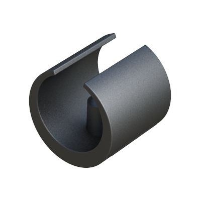 Unser Klemmschalengleiter für runde Rohre ist ideal für Stühle mit Metallbeinen. Durch sein Zapfensystem verriegelt er sich an seinem Platz. Wenn Sie dieses Teil ohne Zapfen benötigen, besuchen Sie bitte unsere Produktfamilie LWSP.