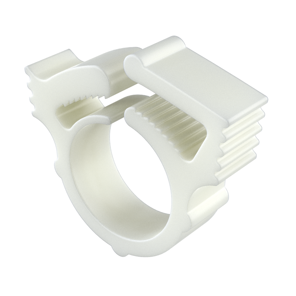 Unsere Schlauchklemmen sind robust, korrosionsbeständig und belastbar. Ein überlappender konischer Ring ist um den Schlauch oder das Rohr herum befestigt und sichert die benötigte Dichtigkeit. Die Klemmen können durch senkrechtes Auseinanderdrücken der Klemmhälften entfernt werden. Die Klemmen können in den folgenden Anwendungsfeldern eingesetzt werden: Haushaltsgeräte, Elektro, Elektronik, Schiffe und Fahrzeuge. Die Klemme ist abnehmbar und wiederverwendbar.