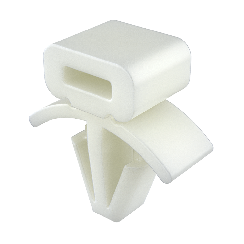 Unser Kabelbindersockel mit Clip wurde entworfen um Kabelbinder sicher mit vorgebohrten Löchern zu verbinden. Besonders nützlich in Anwendungen, in denen die Rückseite der Platte unzugänglich ist. Das spezielle Kopfdesign erlaubt die Fixierung eines Kabelbinders. Wählen Sie einen geeigneten Kabelbinder aus unserer Produktgruppe: MB.