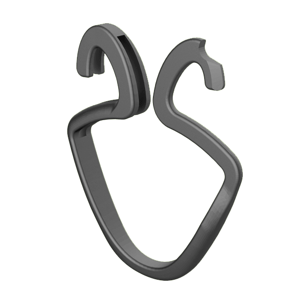 Unser <b>SmartHook™</b> ist ein Karabiner mit doppelter Kavität, funktional und einfach zu bedienen. Er bietet ein attraktives und schlankes Design mit einem Öffnungs- und Schließsystem, das einen schnellen Zugang zu einem der Hohlräume ermöglicht, während der andere verriegelt bleibt. Der SmartHook ist vielseitig einsetzbar und besonders als Schlüsselanhänger nützlich.
<br><br>Bei der Herstellung dieser Teile verwenden wir einen Zusatzstoff, der ihre biologische Abbaubarkeit begünstigt, ohne ihr Verhalten während ihrer Nutzungsdauer zu beeinträchtigen. <a href='/news/BIOADD-eng.pdf' target='_blank'>Weitere Informationen über die Eigenschaften de <b>biologisch abbaubaren</b> Zusatzstoffs finden Sie hier. </a>
<br><br>
SmartHook™ wurde als <b><i>Sieger</b></i> des <b><a href=https://ifdesign.com/en/winner-ranking/project/smarthook/314193>iF DESIGN AWARD</a></b> in der Ausgabe 2021  ausgezeichnet.